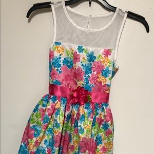 Dollie & Me Floral Print Girl’s Dress Sz 10